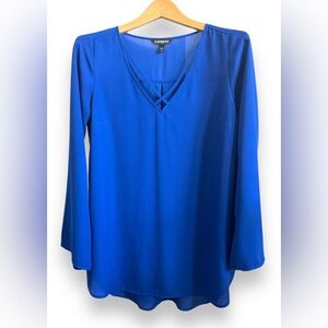 EXPRESS Criss Cross V-Neck Tunic (Size M)